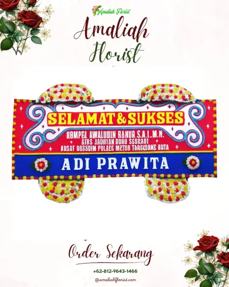 Papan Bunga Ucapan Selamat Sukogidri